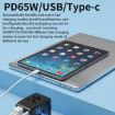 HHT905 PD 65W Dual USB+Dual Type-C Travel Plug - Black - 4