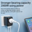 HHT905 PD 65W Dual USB+Dual Type-C Travel Plug - Black - 6