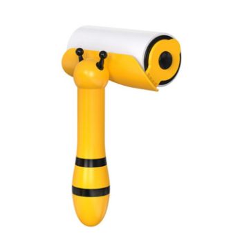Picture of Portable Roller Sticker Bee Shaped Pet Hair Cleaner And Remover (Yellow)