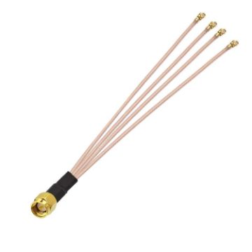 IPX to SMAJ RG178 Pigtail WIFI Antenna Extension Cable Jumper (20cm) - 1