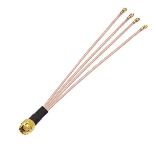 IPX to SMAJ RG178 Pigtail WIFI Antenna Extension Cable Jumper (20cm) - 1