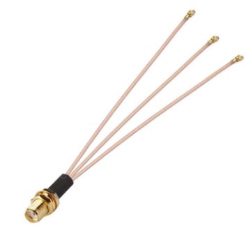IPX to SMAK RG178 Pigtail WIFI Antenna Extension Cable Jumper (15cm) - 1