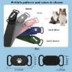 Samsung Galaxy SmartTag 2 Pet Life Waterproof Silicone Protective Case - Deep Blue Cat Claw - 4