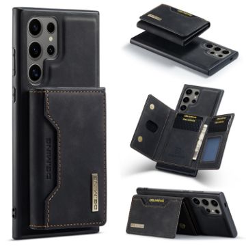 Samsung Galaxy S24 Ultra 5G DG.MING M2 Series 3-Fold Multi Card Bag + Magnetic Phone Case - 1