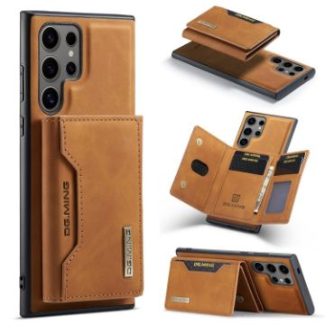 Samsung Galaxy S24 Ultra 5G DG.MING M2 Series 3-Fold Multi Card Bag + Magnetic Phone Case - 1