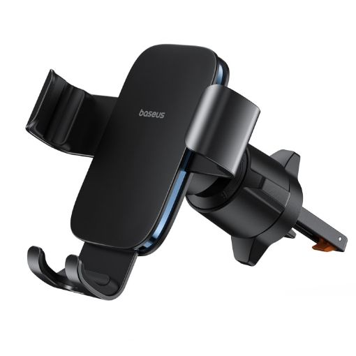 Baseus Metal Age 3 Car Air Outlet Holder (Black) - 1
