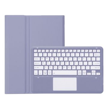 Picture of For Honor Pad 9 AH19-A TPU Ultra-thin Detachable Bluetooth Keyboard Tablet Leather Case with Touchpad (Purple)