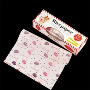 Picture of 50sheets/Pack Food Wrapping Paper Baking Wax Paper Grease Proof Waterproof Liners, Spec: Macaron