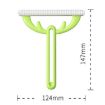 Picture of Cats Hair Removal Brush Antler Household Pet Sticky Coat Cleaner (Green)