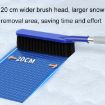 Picture of 2 In 1 Car Snow Shovel Snow Blowing Brush Car Winter Snow Clearing Tools (Blue)