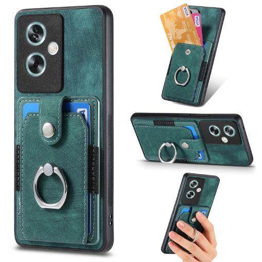 OPPO A79 5G Green Wallet Phone Case - 1