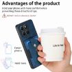 For Honor X6a Retro Skin-feel Ring Card Wallet Phone Case Blue - 7