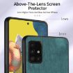 Samsung Galaxy A51 Retro Skin-feel Ring Card Wallet Phone Case Green - 6