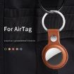 Orange AirTag Leather Case - Shockproof & Anti-scratch - 6