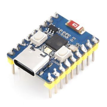 Waveshare 2.4GHz ESP32-C3 Mini Development Board with Header - 1