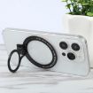 CPS-050 Adhesive MagSafe Magnetic Ring Phone Holder - Black - 5