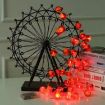 Picture of 1.5m 10 Light New Year Chinese Red Lantern LED Lights (Crystal Lanterns)