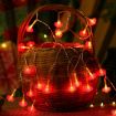 1.5m Chinese Red Lantern LED Lights - 10 Light New Year (Flush Lantern) - 4