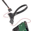 60cm SATA 15Pin Male/Female Extension Cable for HDD Power Connection - 6