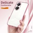 Green Transparent Plating Phone Case for vivo Y100/Y100A - 5