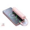Picture of ROMOSS PSC05 5000 MAh Mini Power Bank Fresh Cute Mobile Power Supply With USB-C/Type-C Cable Pink