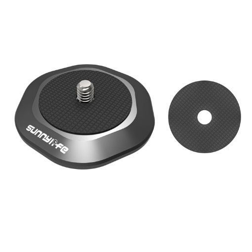 Sunnylife Universal Metal Magnetic Base 1/4 inch Adapter Pivot Stand Base - 1