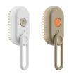 Pet Electric Spray Comb Rechargeable Cat Grooming Brush (Coffee) - 3