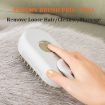 Pet Electric Spray Comb Rechargeable Cat Grooming Brush (Coffee) - 5