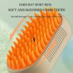 Pet Electric Spray Comb Rechargeable Cat Grooming Brush (Coffee) - 7