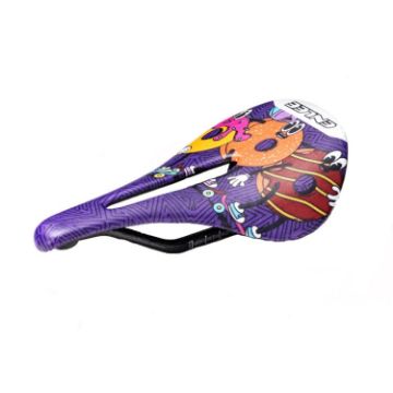 Picture of ENLEE E-ZD412 Bicycle Carbon Fiber Cushion Outdoor Riding Mountain Bike Saddle, Style: Donut