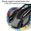 ENLEE E-ZD412 Carbon Fiber Mountain Bike Saddle Skull Style - 4