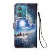 Motorola Edge 40 Neo Leather Phone Case - Waves And Sun - 4