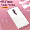 OPPO Reno2 Transparent Plating Fine Hole Phone Case - Blue - 4