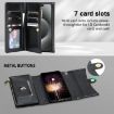 Samsung Galaxy S9 Zipper Multi-Card Wallet Leather Phone Case - 5