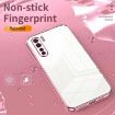 OPPO A91 Transparent Plating Phone Case - Fine Hole Design - 4