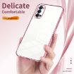 OPPO Reno4 Transparent Plating Phone Case - Fine Hole Design - 5