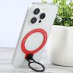 CPS-050 Adhesive MagSafe Magnetic Ring Phone Holder (Red) - 6