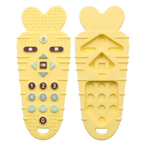 Baby Teething Stick Toy (Yellow) - Remote Control Teether - 1