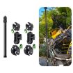 RUIGPRO Crab Clamp Action Camera Bracket Dual-Head Crab 3-Stage Selfie Stick - 1