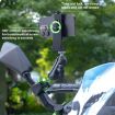 RUIGPRO Crab Clamp Action Camera Bracket Dual-Head Crab 3-Stage Selfie Stick - 7