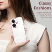 OPPO K11 Transparent Plating Fine Hole Phone Case - Silver - 3