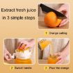 Picture of Household Manual Juicer Kitchen Hand Crank Fruit Extractor (White)