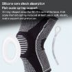 Picture of Dual Spring Support Silicone Sports Brace Fitness Protective Pads, Specification:XL Size (Black Grey)