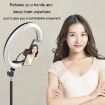 Live Beauty Ring Light Phone Clip Stand - Black - 7
