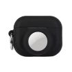 Silicone Anti-drop Case for AirPods Pro 2/Airtag 2 - Black - 1