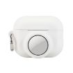 Silicone Anti-drop Case for AirPods Pro 2/Airtag 2 - White - 1