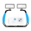 PULUZ Dual Silicone Handles Diving Rig for GoPro - Blue - 1