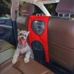 Car Rear Pet and Kids Deterrent Barrier Seat Storage Bags - Black - 6