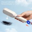 Picture of Retractable Magic Comb Scalp Cleaning Hairdressing Comb Portable Anti-Static Smooth Hair Comb (Pink)