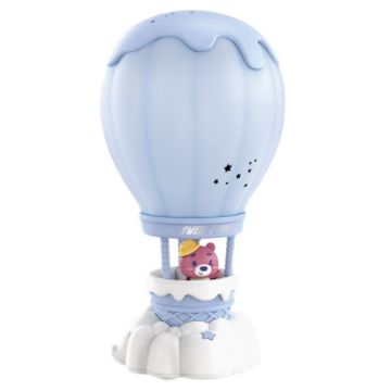 Cartoon Balloon USB Charging LED Night Light, Blue - 1